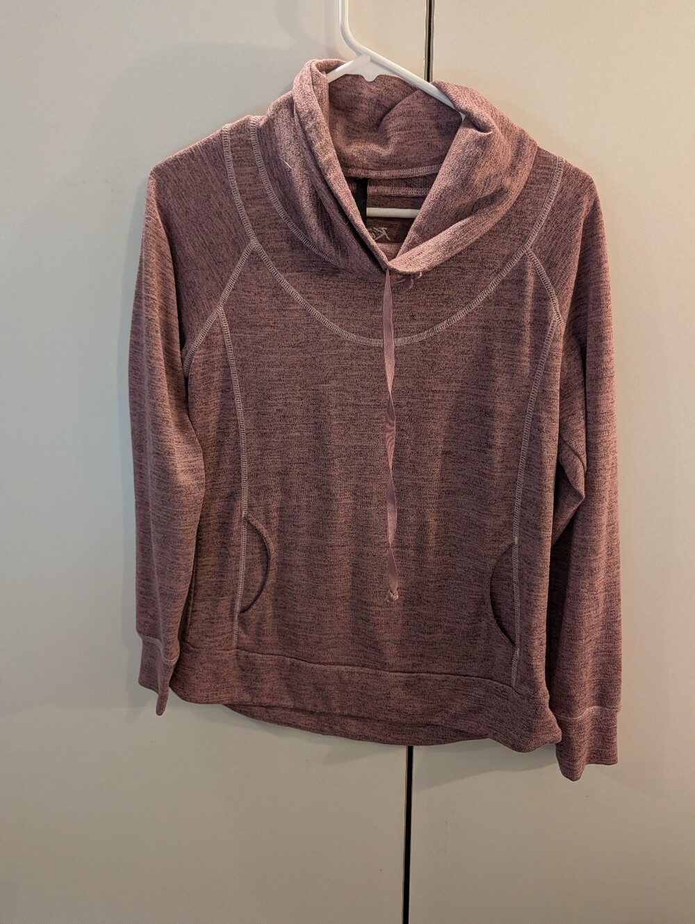 Kuhl Woman's Medium Cozy Funnel Neck Pullover Sweater - Mauve Pink